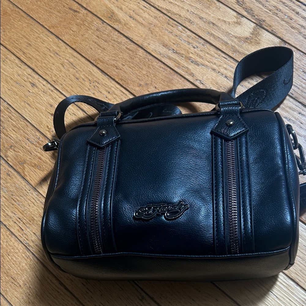 Ed Hardy Black Crossbody Bag